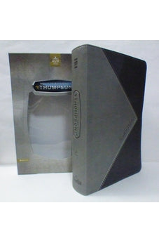 Image of Biblia RVR 1960 de Estudio Thompson Piel Duotono Gris