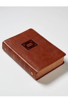 Image of Biblia NBLA de Estudio Gracia y Verdad Piel Café Interior a Dos Colores con Índice