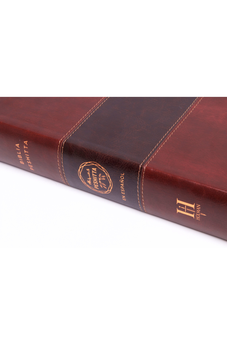 Biblia Peshitta Símil Piel Caoba Duotono con Índice