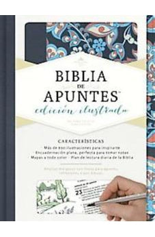 Image of Biblia RVR 1960 de Apuntes Edición Ilustrada Tela en Rosado y Azul