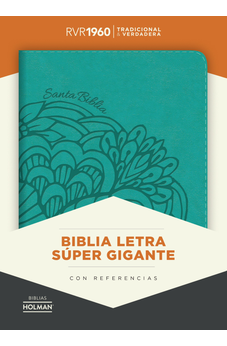 Image of Biblia RVR 1960 Letra Súper Gigante Aqua Símil Piel
