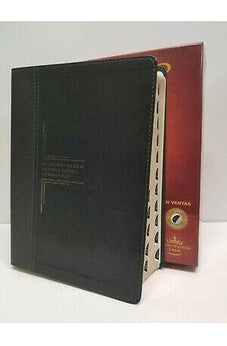 Biblia RVR 1960 de Estudio Diario Vivir Letra GrandeNegro Ónice Sentipiel Índice