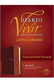 Biblia RVR 1960 de Estudio Diario Vivir Letra GrandeCafé Café Claro Sentipiel Índice