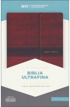 Biblia NVI Ultrafina Marrón Símil Piel con Índice y Solapa con Imán