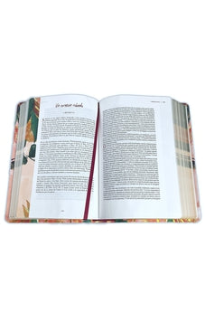 Image of Biblia RVR 1960 Centrada en Cristo Símil Piel Floral