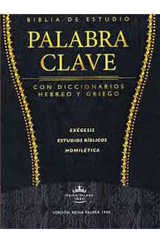 Biblia RVR 1960 de Estudio Palabra Clave Piel Negro