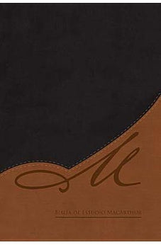 Image of Biblia RVR 1960 de Estudio MacArthur Piel Duotono