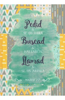Image of Pedid y Se Os Dará Mateo 7:7 Diario Y Cuaderno De Notas
