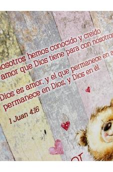 Image of Dios es Amor 1 Juan 4:16 - Diario Y Cuaderno De Notas