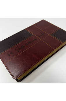 Image of Biblia RVR 1960 Letra Grande Tamaño Manual Marrón Café