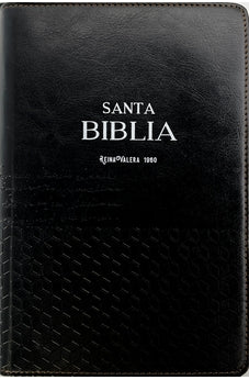 Image of Biblia RVR 1960 Letra Grande Tamaño Manual Negro Marron