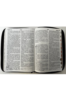 Image of Biblia RVR 1960 Letra Súper Gigante Gris Negro con Cierre con Índice