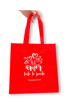 Image of Bolsa Tote Bag Roja el Amor