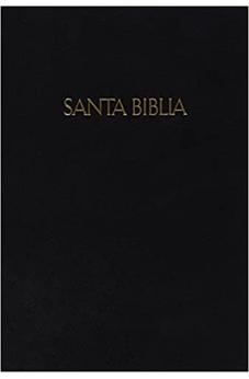 Image of Biblia RVR 1960 Letra Grande Tamaño Manual Negro Tapa Dura