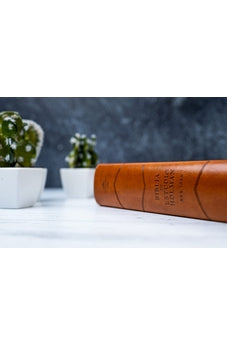 Image of Biblia RVR 1960 de Estudio Holman Marrón Símil Piel