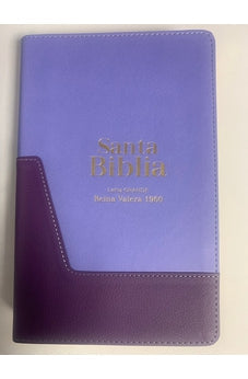 Image of Biblia RVR 1960 Letra Grande Tamaño Manual Lila Lila
