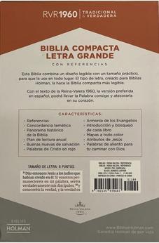 Biblia RVR 1960 Compacta Negro