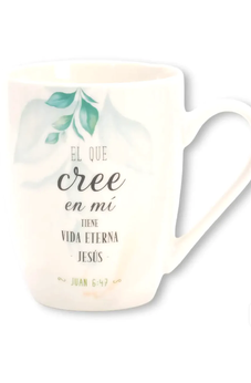 Image of Taza 12 Oz Colección Floral el que Cree