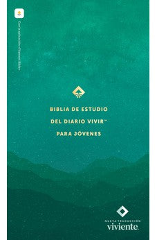 Biblia NTV de Estudio Diario Vivir para Jóvenes Verde Tapa Dura