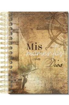 Libreta Devocional con Anillas Mis Momentos con Dios Barco Vintage