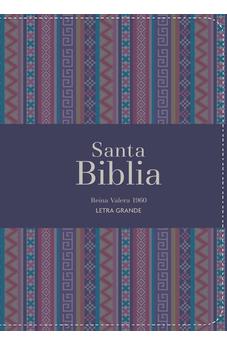 Biblia RVR 1960 Compacta Letra Grande 11 puntos Símil Piel Andina Morado