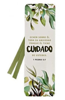 Marcador de Libro con Ribbon. Echen sobre Él Toda su Ansiedad