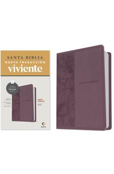 Image of Biblia NTV Valor Prémium con Filament Símil Piel Púrpura