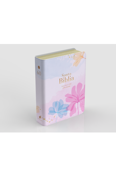 Biblia RVR 1960 Compacta Letra Grande 11 puntos Símil Piel Rosado Claro
