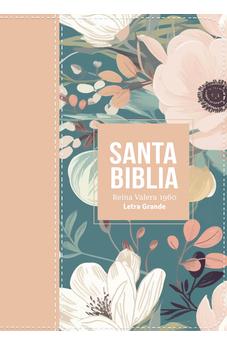 Biblia RVR 1960 Compacta Letra Grande 11 puntos Símil Piel Crema