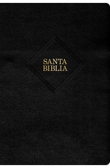 Biblia RVR 1960 Tamaño Manual Símil Piel Negra con Índice
