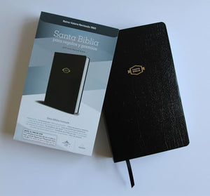 Biblia RVR 1960 para Regalos y Premios Negro Símil Piel