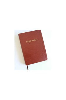 Biblia RVR 1960 Letra Súper Gigante Marrón Símil Piel