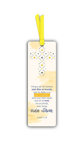 Image of Marcador de Libro con Ribbon Juan 3:16