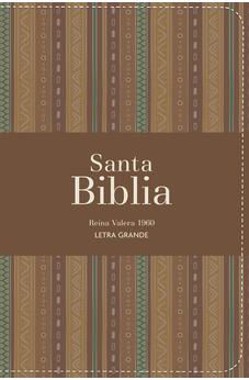 Image of Biblia RVR 1960 Compacta Letra Grande 11 puntos Símil Piel Andina Marrón Café