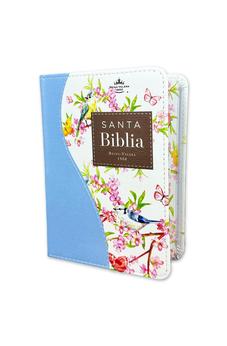Image of Biblia RVR 1960 Bolsillo Turquesa Azul Símil Piel