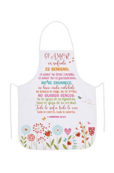 Image of Delantal Mandil de Algodón: El Amor