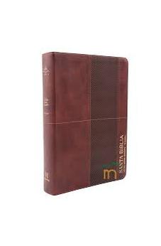 Biblia RVR 1960 Letra Súper Gigante 088c Café GEO SÍmil Piel