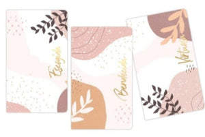 LIBRETAS SET DE 3 - FLORAL ROSE