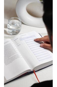 Biblia NBLA para el estudio inductivo Interior a Dos Colores Tapa Dura Comfort Print