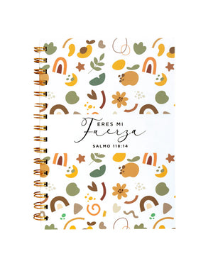 Libreta Journal: Eres mi Fuerza