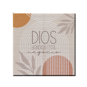 Cuadro Canva: (11.80x11.80) Dios Bendiga Este Negocio