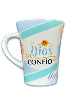 Taza Mensajes de Bendicion en Dios Confio