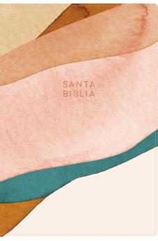 Biblia RVR 1960 Letra Grande Tamaño Manual Edición Especial, Acuarela, Símil Piel