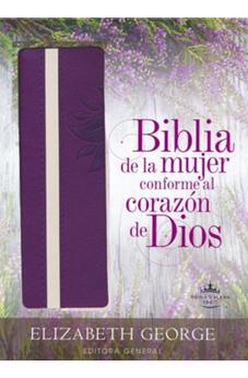 Image of Biblia RVR 1960 de la Mujer Conforme al Corazón de Dios Piel Morado