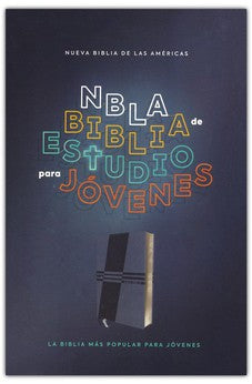 Image of Biblia NBLA de Estudio para Jóvenes Azul Símil Piel