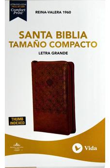 Biblia RVR 1960 Compacta Marrón Índice Cierre