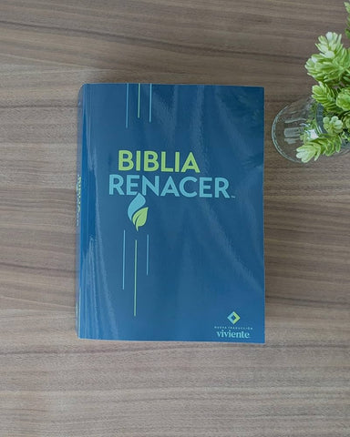 Image of Biblia NTV Renacer Azul Rústica