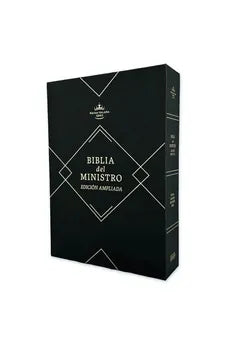 Biblia RVR 1960 del Ministro Ampliada Caoba Piel