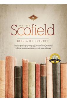 Biblia RVR 1960 de Estudio Scofield Verde Bosque Café Símil Piel con Índice