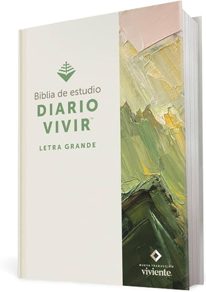 Biblia NTV de Estudio Diario Vivir Letra Grande Tapa Dura